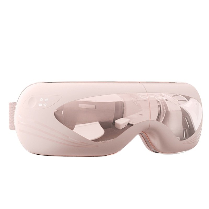 Relieve Eye Fatigue Migraines Smart Eye Mask Glasses Vibration Hot Compress 4D Visual Eye Massager