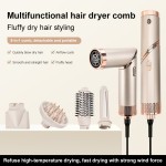 5 in 1 Professional Hair Styling Tools Multi Styler  Auto Curling Iron Blow Dryer Negative Ion Cold Hot Air Foldable Hair Dryer