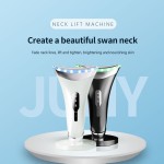 High Frequency Microcurrent ABS Facial Massager LED Light Therapy for Beauty Skin Care Reduces Double Face Neck Lifting Massager