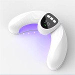 Portable Toenail Fungus Device UV LED Blue Light Device Foldable Foot Nail Fungus Laser Treatment Device for Damaged and Faded