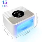专业268W太阳L5 45珠指甲凝胶干燥灯大功率指甲干燥器与钻石UV LED灯沙龙使用