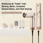 5 in 1 Professional Hair Styling Tools Multi Styler  Auto Curling Iron Blow Dryer Negative Ion Cold Hot Air Foldable Hair Dryer
