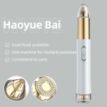 2合1双头无痛面部脱毛器电动剃须面部剃刀修剪眉脱毛器