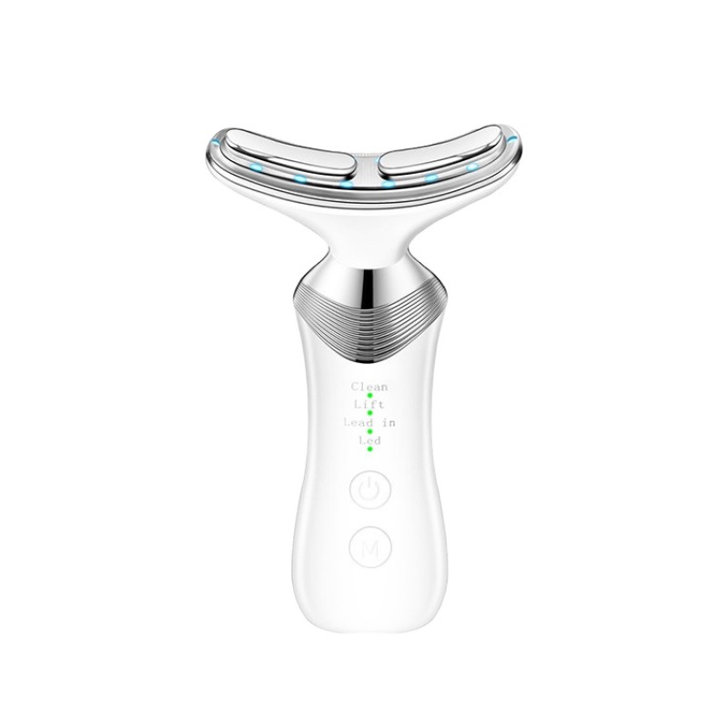 High Frequency Multifunctional EMS LED Face Neck Lifting Massager ABS Skin Tightening Beauty Machine Wrinkle Skin Rejuvenation