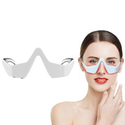 便携式3D振动眼部护理按摩机EMS抗皱眼袋黑眼圈去除机与红光
