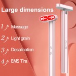 7合1 LED抗衰老眼部美容棒EMS微电流红光治疗除皱面部设备眼部按摩