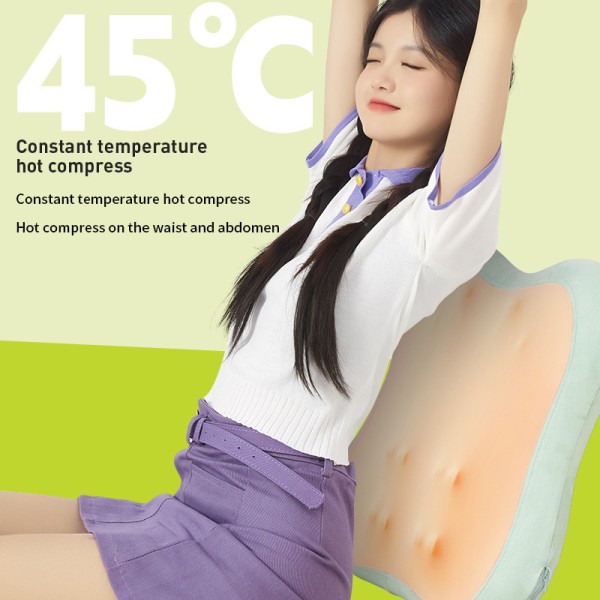 加热振动颈肩背部按摩器全身电指压按摩枕