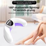 Portable Toenail Fungus Device UV LED Blue Light Device Foldable Foot Nail Fungus Laser Treatment Device for Damaged and Faded