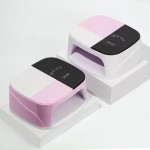 Salon 45 LED指甲油固化UV干燥机SUN G60电动UV LED指甲油灯固化所有指甲油，带LCD显示屏