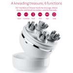 Portable Electric Scalp Massager with 4 Replacement Massage Heads Full Body Tissue Kneading Nodes Massage Products