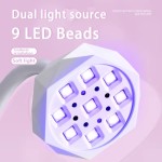 桌面家庭使用27W无绳USB无绳指甲干燥凝胶UV灯指甲UV LED灯固化指甲油艺术