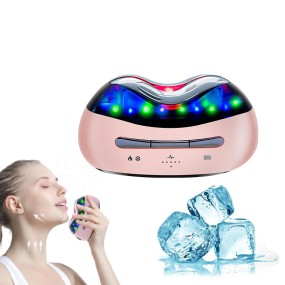 High Frequency Skin Care Facial Sculpt Tool V Face Lift Red Light Hot Cold Neck Face Beauty Device Microcurrent Facial Massager