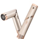 5 in 1 Professional Hair Styling Tools Multi Styler  Auto Curling Iron Blow Dryer Negative Ion Cold Hot Air Foldable Hair Dryer