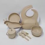 Baby Tableware Set Factory - Classic Snail Design Silicone