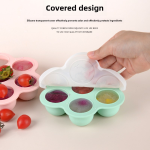 Ice Tray Mold Factory - 7 Hole Silicone with Lid