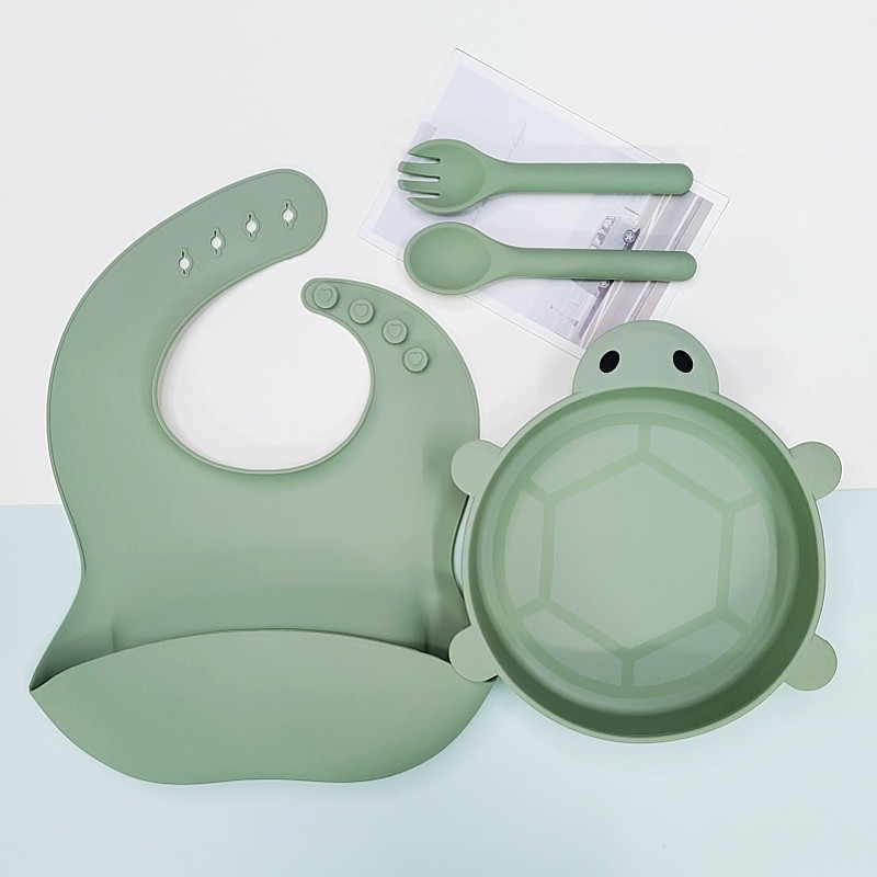 Baby Dishes Set Factory - Silicone Suction Bowls Plates