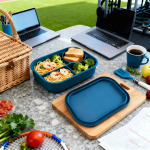 Silicone Bento Box Factory - Square Compartmentalized Sealing