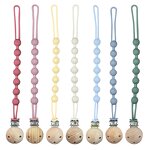Baby Pacifier Clip Factory - XLEE Silicone Beads Wooden