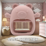 Baby Teether Toy Factory - Unisex Silicone Bear Hand Wear