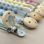 Baby Pacifier Clip Factory - XLEE Silicone Beads Wooden