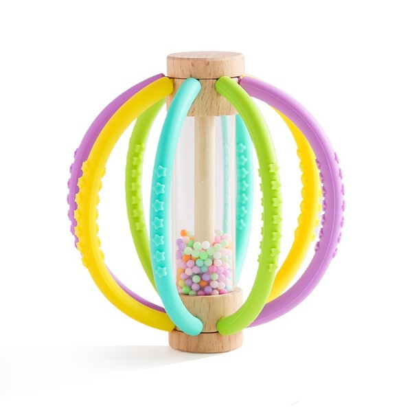 Baby Rattle Factory - Hot Selling Wooden Silicone Bell