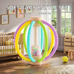 Baby Rattle Factory - Hot Selling Wooden Silicone Bell