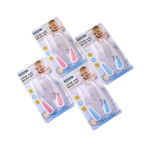 Baby Hair Care Kit Factory - Soft Nylon Bristle Brush Comb