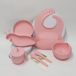 Baby Tableware Set Factory - Classic Snail Design Silicone