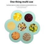 Ice Tray Mold Factory - 7 Hole Silicone with Lid