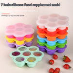 Ice Tray Mold Factory - 7 Hole Silicone with Lid