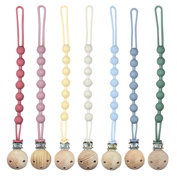 Baby Pacifier Clip Factory - XLEE BPA Free Silicone Chain