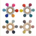 Baby Teething Ring Factory - Organic Cotton Wood Crochet
