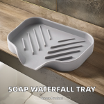 Soap Dish Factory - Rectangular Silicone Waterfall Drain