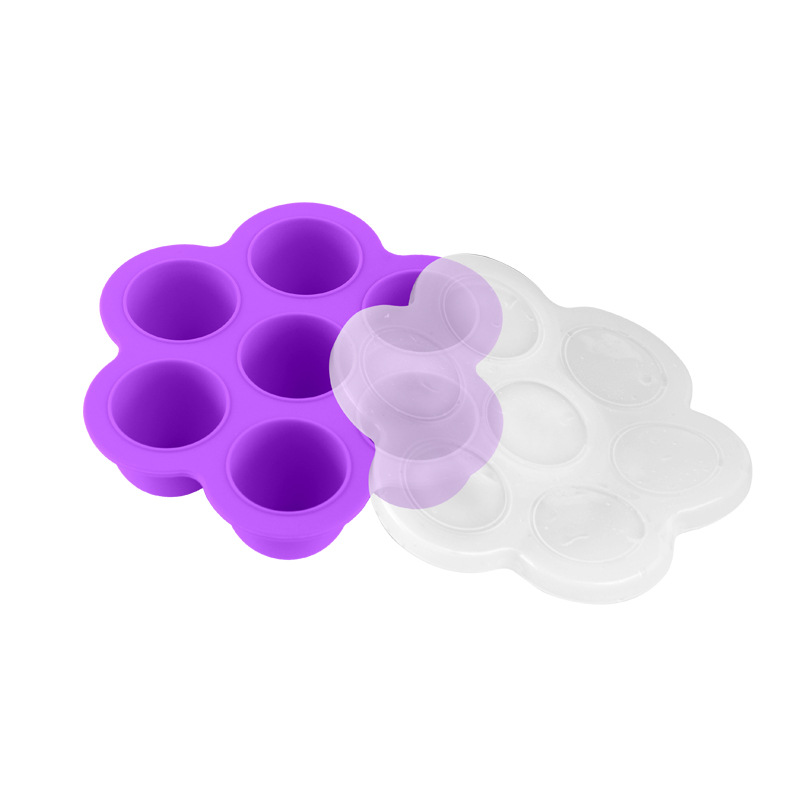 Ice Tray Mold Factory - 7 Hole Silicone with Lid