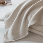 Linen Pillowcases Factory - 100% French Natural Coconut