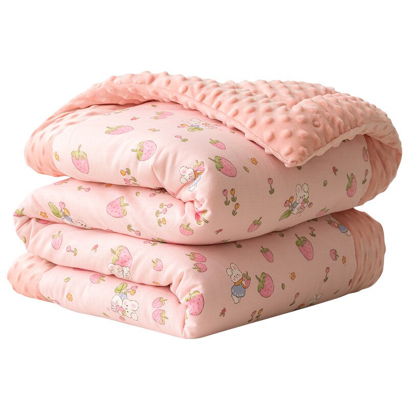 Baby Quilt Factory - 100% Cotton Double Layer Children