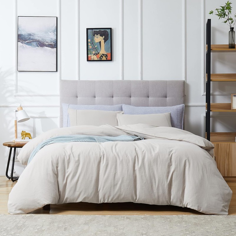 Linen Duvet Cover Set Factory - 100% French Flax Breathable