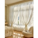 Lace Curtain Factory - French White Gauze Romantic