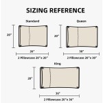 Linen Pillowcases Factory - 100% French Natural Coconut