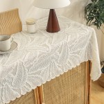 Tablecloth Factory - Striped Flax Linen Simple Tassel