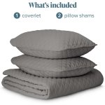 Coverlet Set Factory - Full Queen Lightweight Bed Decor