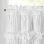 Ruffle Shower Curtain Factory - 2 Pack Handcrafted Bow