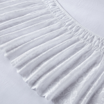 Bed Skirt Factory - 16 Inches Floral Pattern Elastic