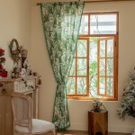 Fabric Curtains Factory - Green Plant Printed Built In