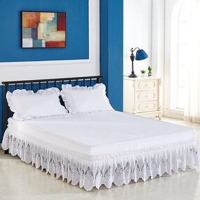 Bed Skirt Factory - American Elastic Lace Embroidered