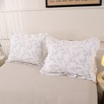 Quilted Bedspread Factory - 3 Pcs Embroidery with Pillowcases