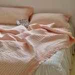 Cotton Bedding Set Factory - Pure Washed with Quilted Skirt