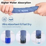 Baby Washcloths Factory - 6 Pack 100% Cotton Large Absorbent