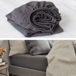 Linen Bed Skirt Factory - Pure 15 Drop Elastic Dust