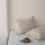 Linen Pillowcases Factory - 100% French Natural Coconut